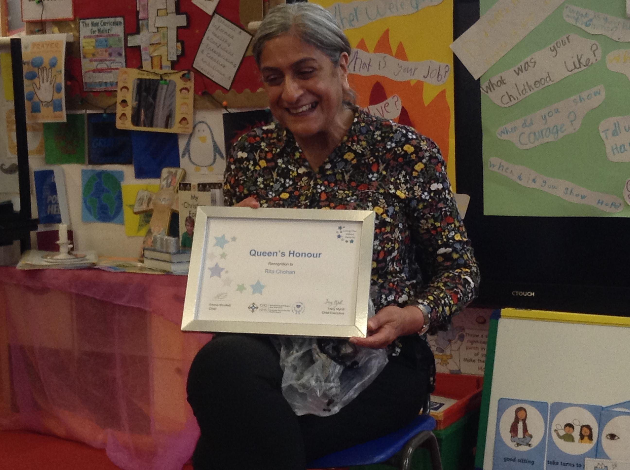 This is RITA. A hidden hero working in the NHS who was awarded an MBE